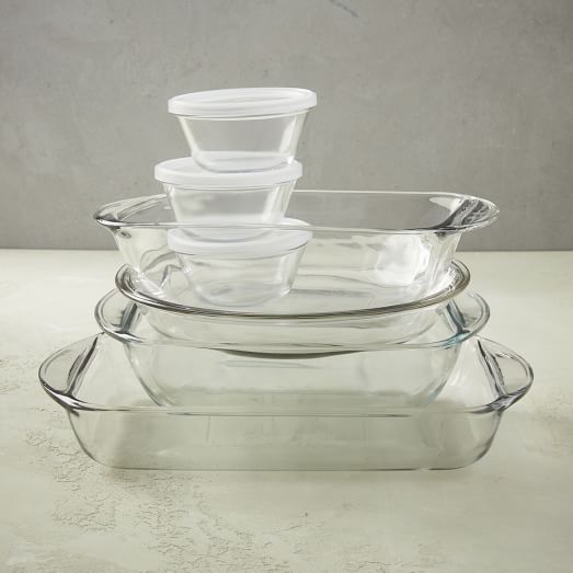 Anchor Hocking 10Piece Glass Bakeware Set west elm