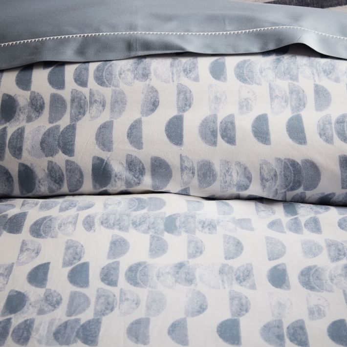 Organic Half Moon Duvet Cover + Shams west elm