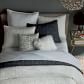 Josef Upholstered Bed - Feather Gray (Deco Weave) | west elm