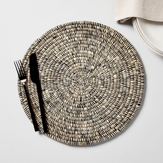 Natural Woven Charger west elm