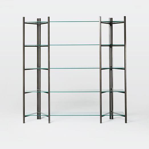Hinged Bookshelf west elm