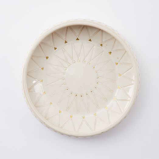 MidCentury Ceramic Centerpiece Bowl, Decorative Accents west elm