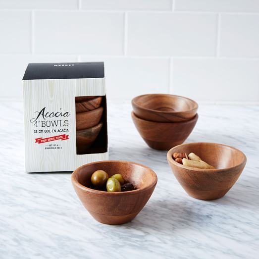 Wooden Dip Bowls (Set of 4) west elm