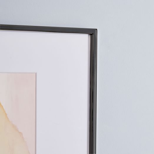 Gallery Picture Frames Polished Antique Bronze west elm