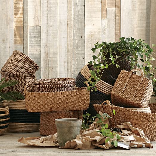 Braided Storage Bin west elm