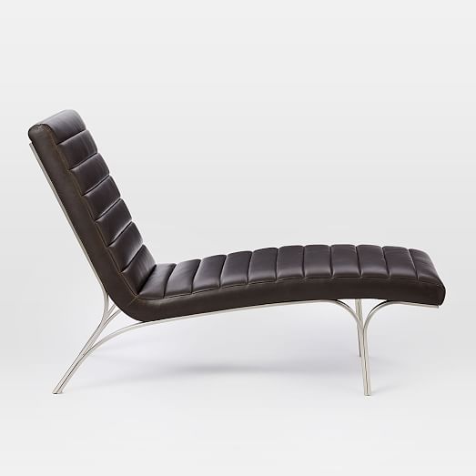 Emil Leather Chaise west elm