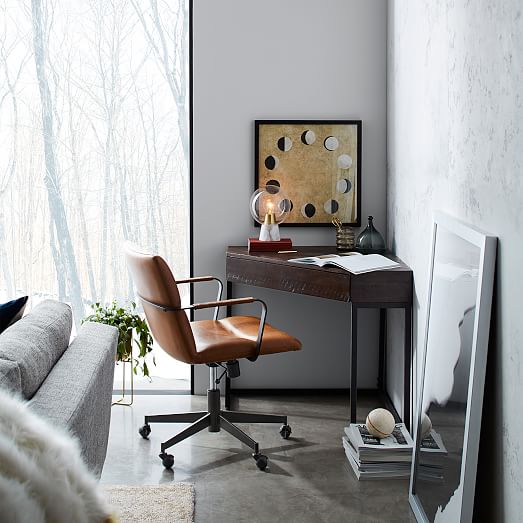 Logan Industrial Corner Desk west elm