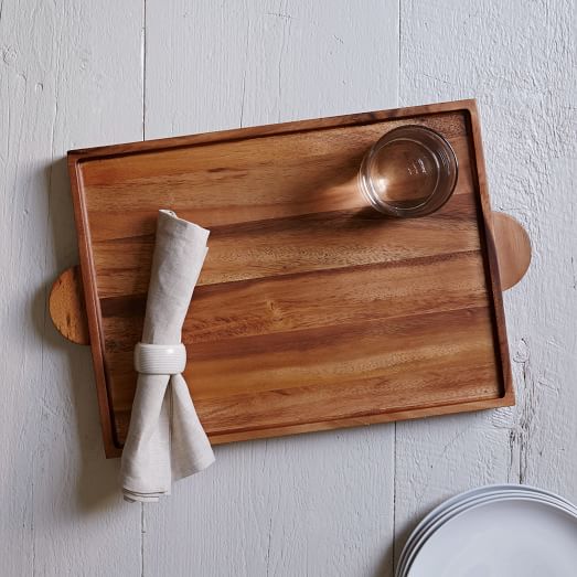 Wood Placemat Tray Rectangle west elm