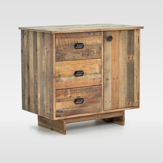 Emmerson Reclaimed Wood Buffet Table Chestnut west elm