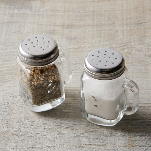 Mason Jar Salt & Pepper Shakers west elm