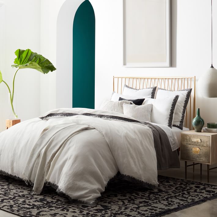 Stella Metal Bed Brass west elm