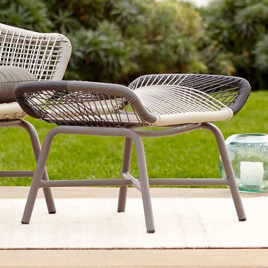 Huron Outdoor Large Lounge Chair + Cushion west elm