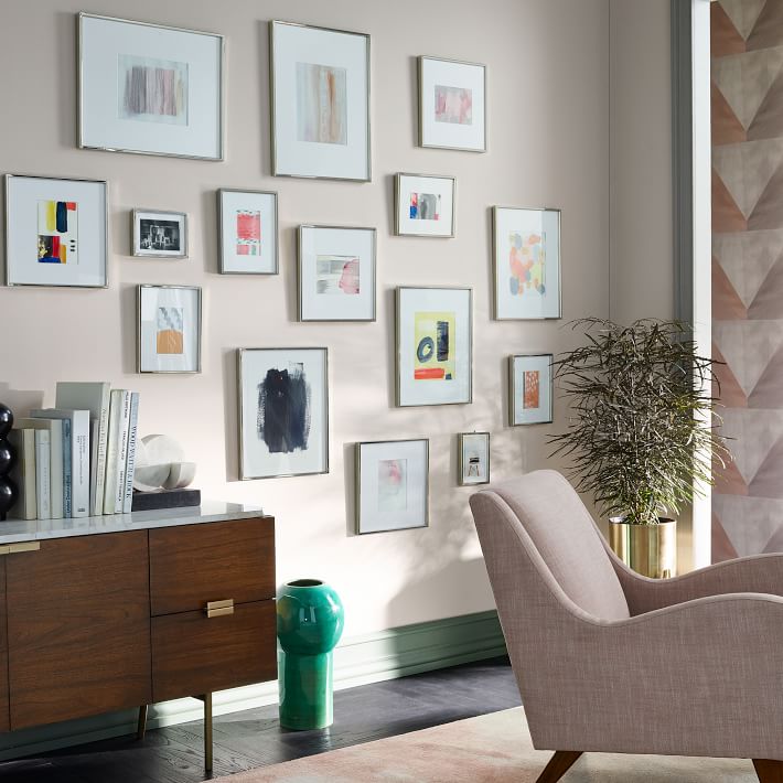 Gallery Picture Frames Polished Nickel west elm