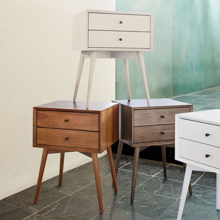 MidCentury Nightstand White west elm