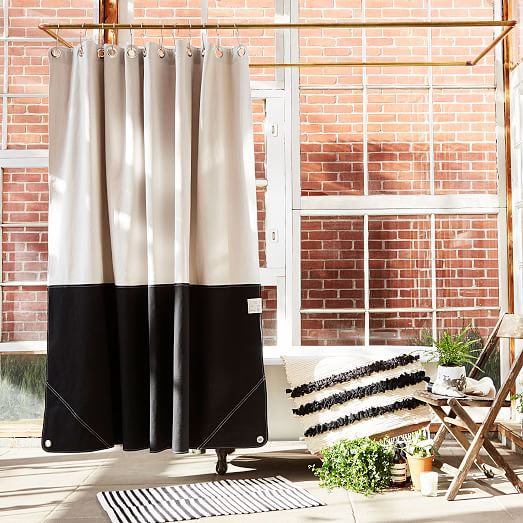 Quiet Town Home Orient Shower Curtain Tide Pool west elm