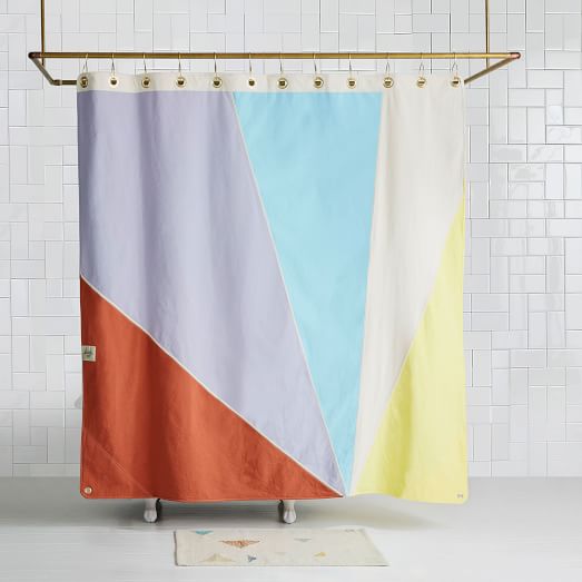 Quiet Town Home Pacifica Shower Curtain Prism west elm