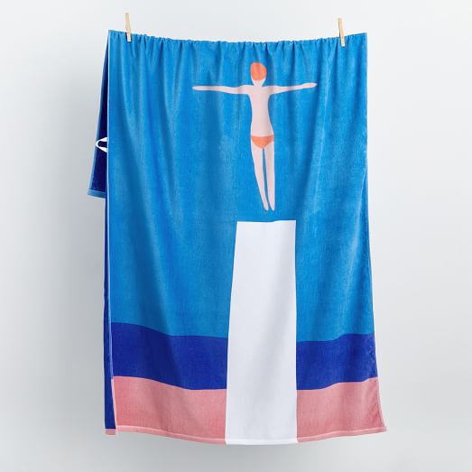 Organic Diver Beach Towel West Elm