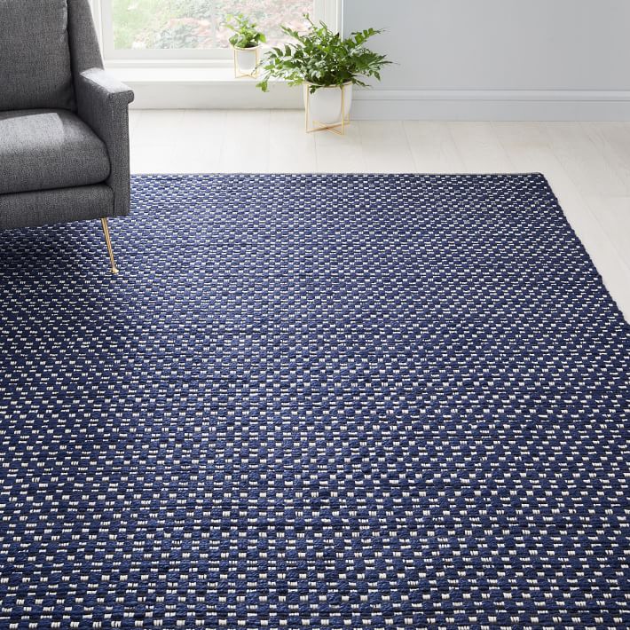 Jute Checkerboard Rug west elm
