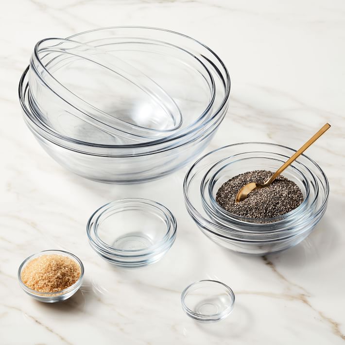 Anchor Hocking 10Piece Glass Mixing Bowl Set west elm