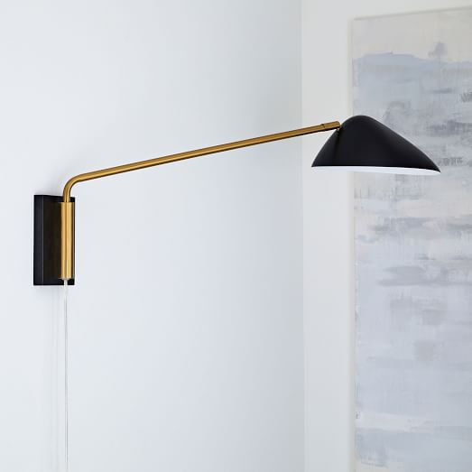 west elm mid century sconce