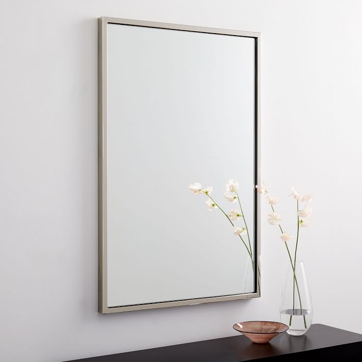 Metal Frame 36" Rectangular Mirror West Elm