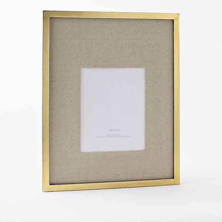 Gallery Picture Frames Gold Leaf West Elm