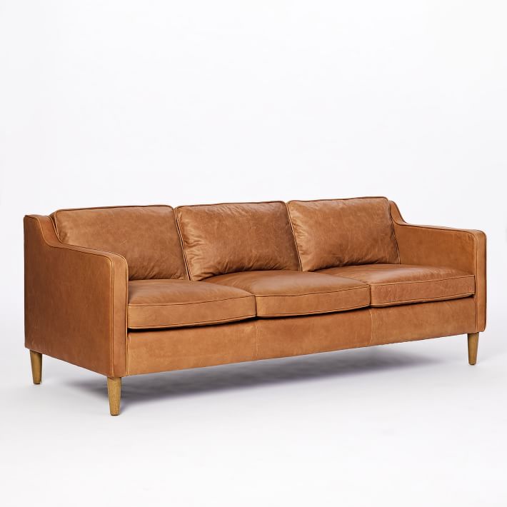 Hamilton Leather Sofa (81") west elm