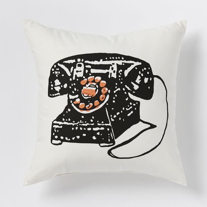Telephone Pillow west elm