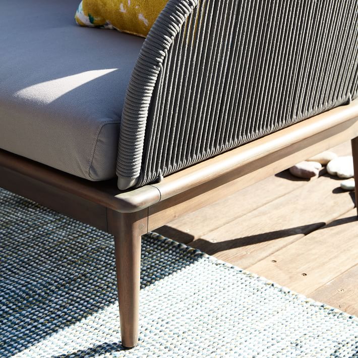 Corded Weave Outdoor 2Piece Chaise Sectional west elm