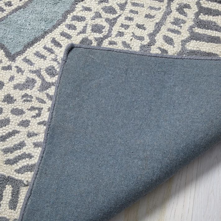 Dynasty Rug Dusty Blue west elm
