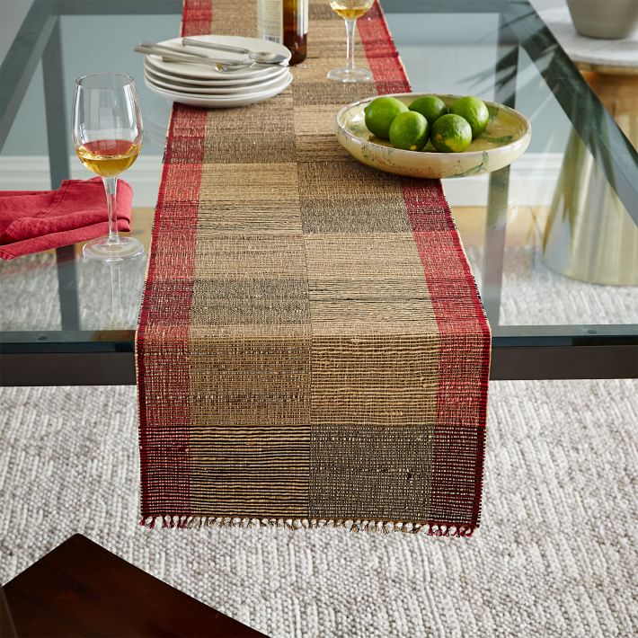 Block Stripe Table Runner west elm