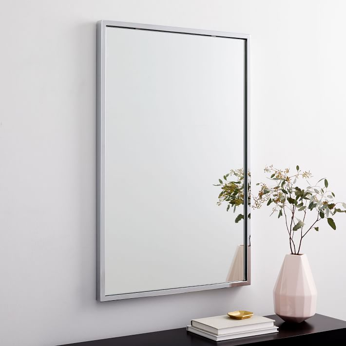 Metal Frame 36" Rectangular Mirror West Elm