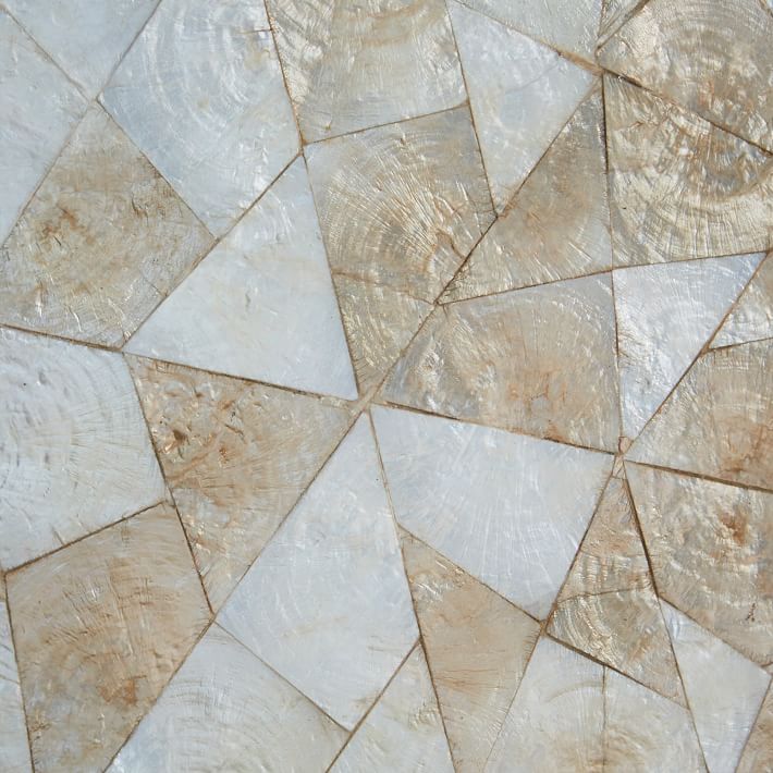 Capiz Wall Art Crystal Formation