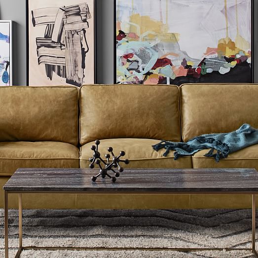 Hamilton Leather Sofa (81") west elm