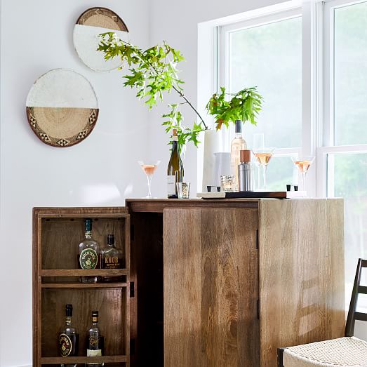 Two Tone Zimbabwe Wall Baskets Set Of 3