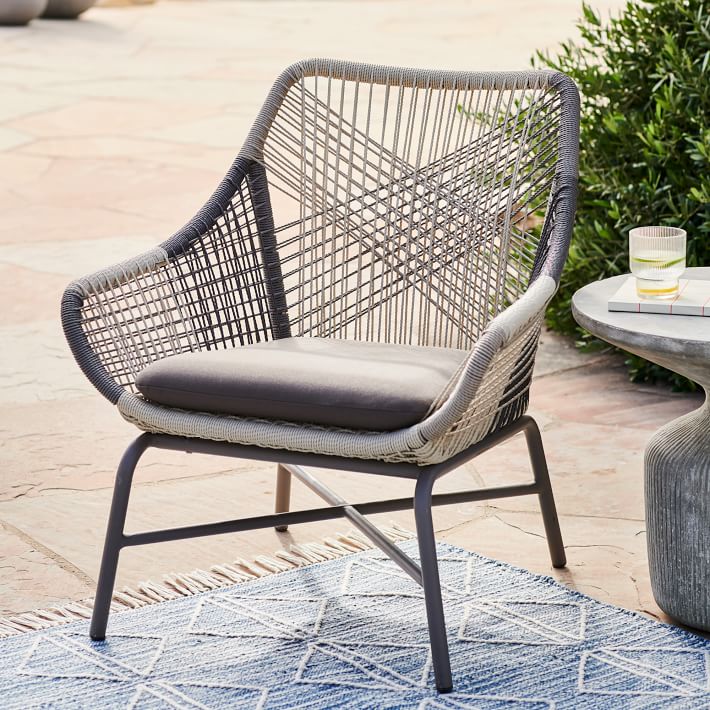 Huron Outdoor Lounge Chair & Cushion West Elm