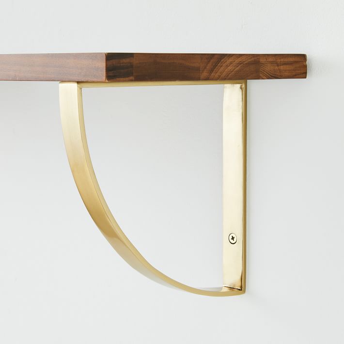 Arch Brackets Antique Brass West Elm