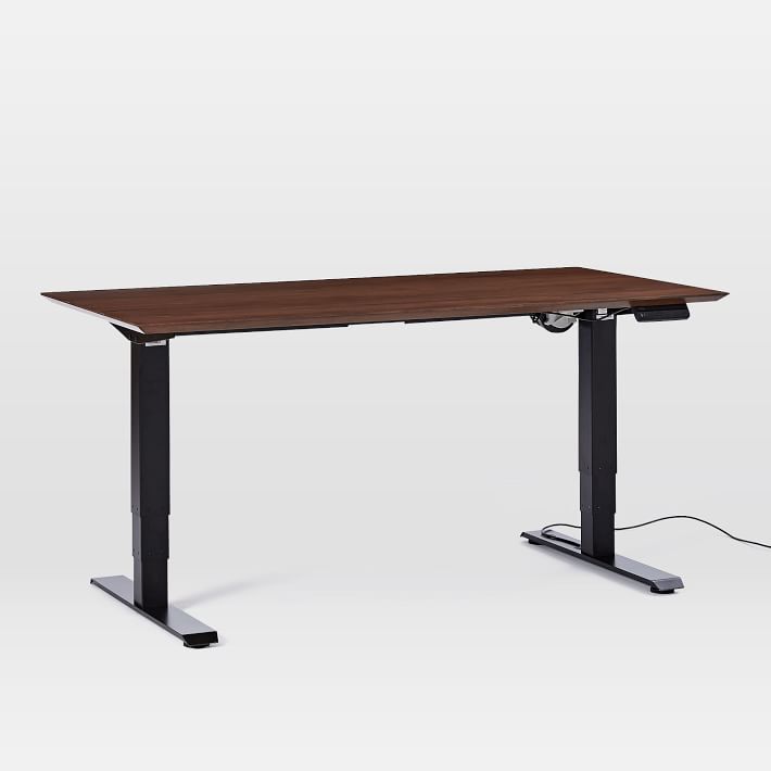 MidCentury Sit & Stand Adjustable Desk West Elm