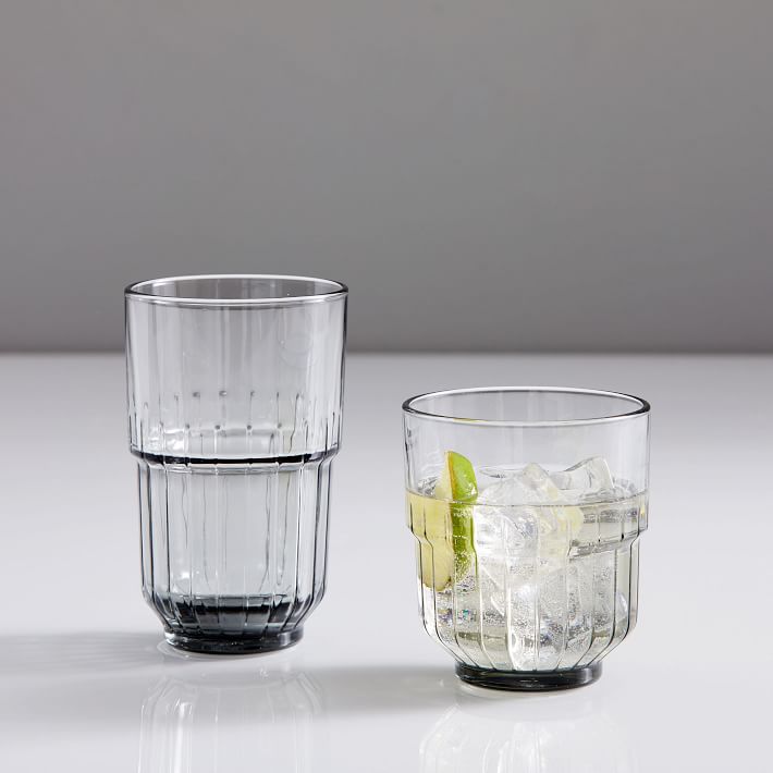 Ridged Stackable Glassware (Set of 6) West Elm