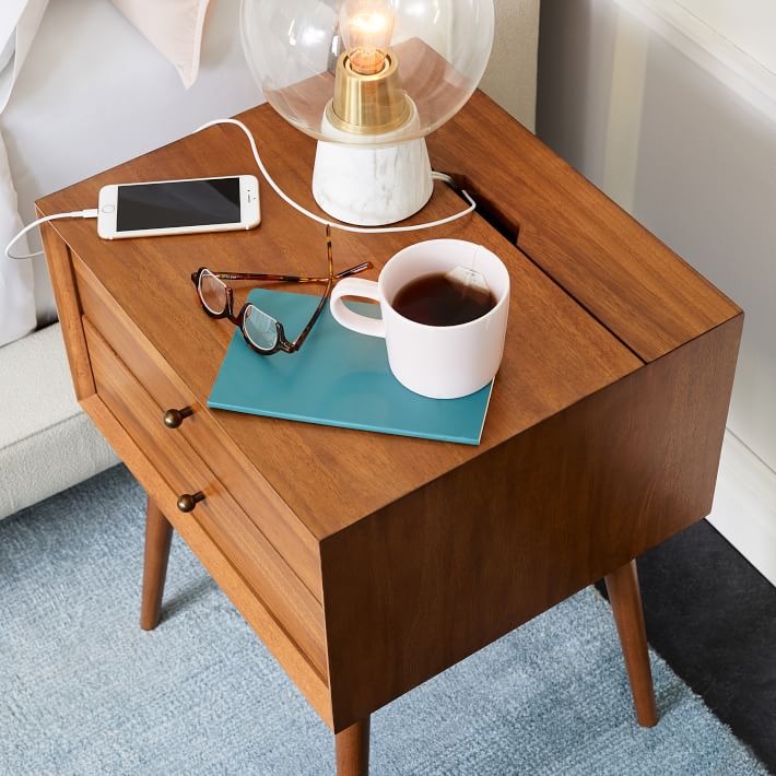 MidCentury Nightstand Acorn West Elm