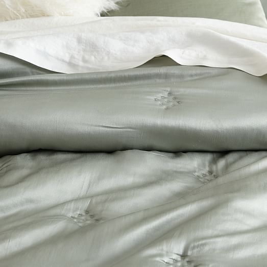 Washed Silk Quilt & Shams