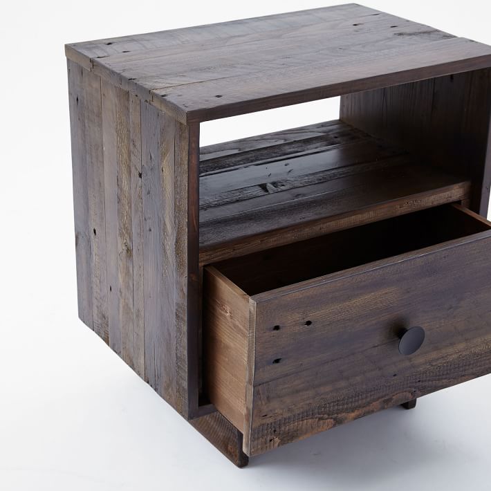 Emmerson® Reclaimed Wood Nightstand Chestnut West Elm