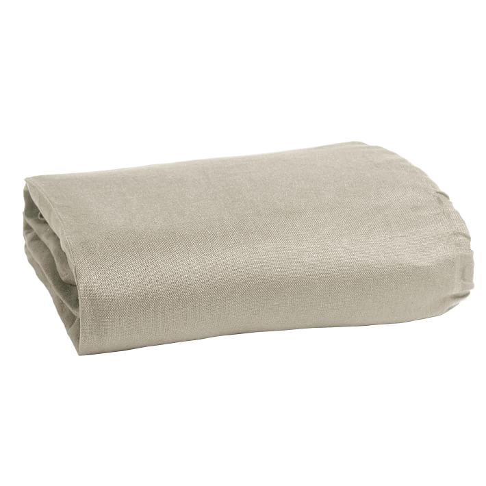 Linen BoxSpring Cover West Elm