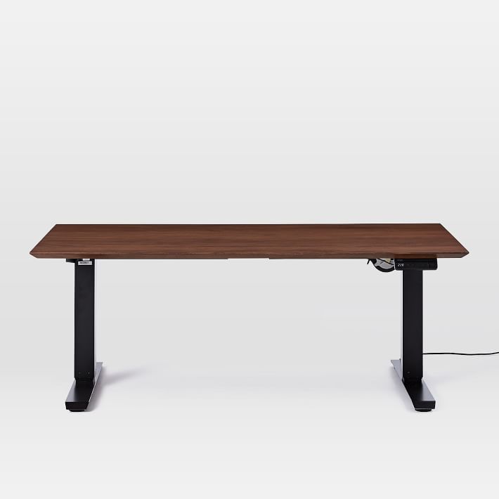 MidCentury Sit & Stand Adjustable Desk West Elm