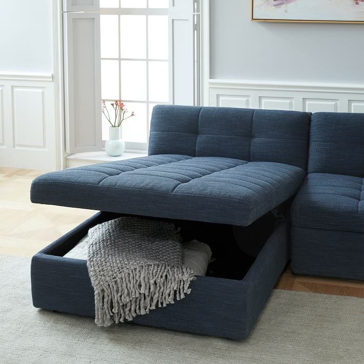 Plateau UShaped Storage Sectional West Elm